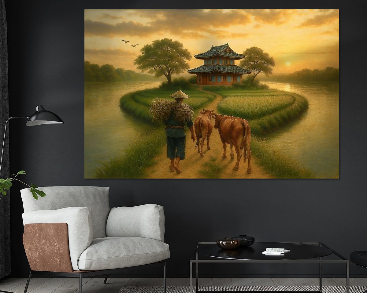 Example of the artwork in a room