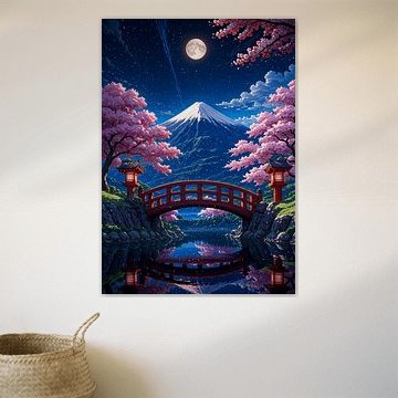 Sakura Cherry Blossom Mount Fuji Japan