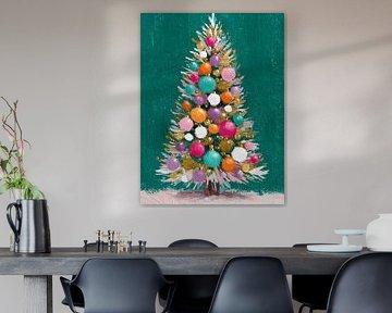 Kleurrijke Kerstboom van Gypsy Galleria
