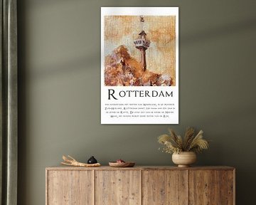 Euromast Rotterdam Havenstad van Krista Kitsz Art