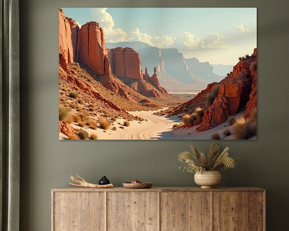 Example of the artwork in a room