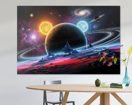 Example of the artwork in a room