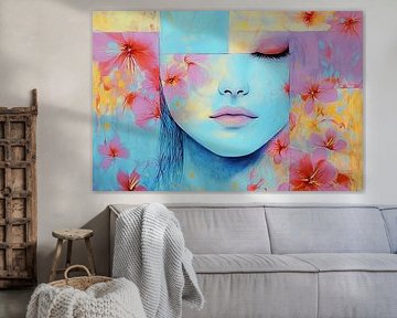 Vrouw en Bloemen
