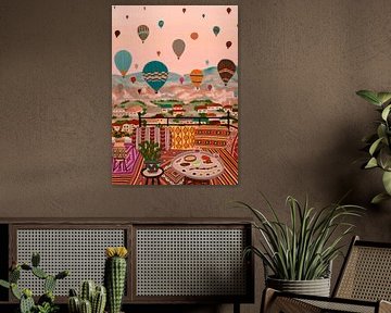 Verträumter Ballonblick