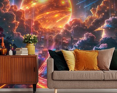Example of the artwork in a room