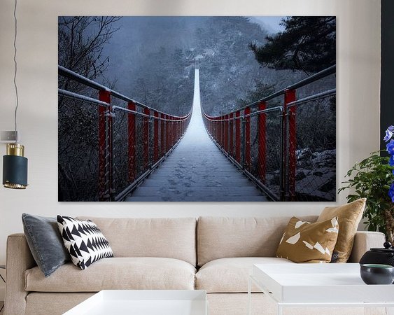 Example of the artwork in a room