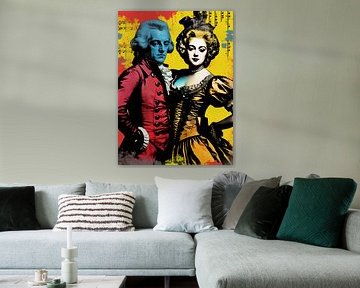 Mozart en Madonna | Twee popsterren in de popart van Frank Daske | Foto & Design
