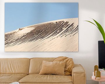 Sandmuster auf einem Dünenhang auf Terschelling