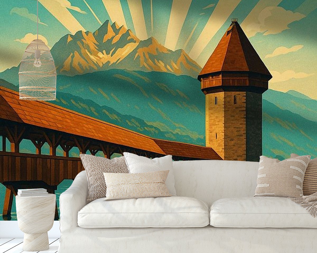 Example of the artwork in a room