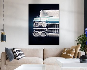 Amerikanischer Oldtimer Deville 1959 Front von Beate Gube