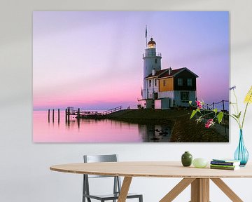 Lighthouse Marken, Nederland by Peter Bolman