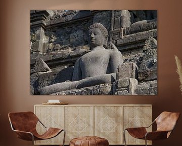 Indonésie : La sérénité du Borobudur sur Chris Moll