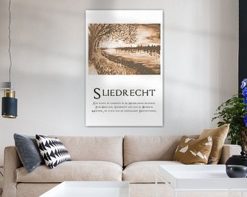 Rivier de Merwede Drechtsteden Sliedrecht van Krista Kitsz Art