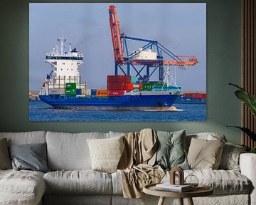 Cargo container ship sur Sjoerd van der Wal Photographie