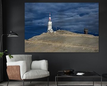 De top van de Mont Ventoux