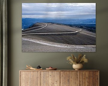 Wegen naar de top van de Mont Ventoux