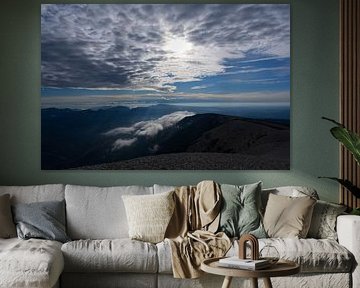 Wolkenspiel am Mont Ventoux von Flatfield