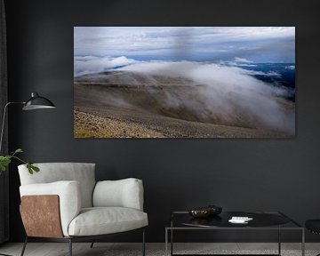 Panorama Nebel am Mont Ventoux von Flatfield