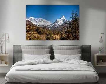 Mount Everest und Ama Dablam  von Thea.Photo