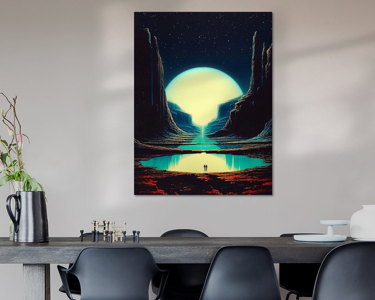 Example of the artwork in a room