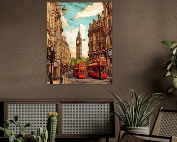 London Reiseposter von Taudalpoi
