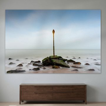 Morning quiet by the sea