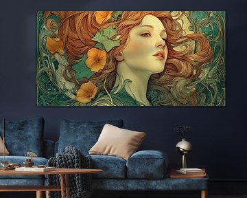 Art Nouveau portrait no. 9 by Studio BB
