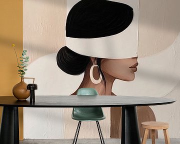 Colour Palette beige - vrouwelijk portret van Studio Palette