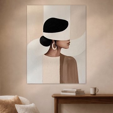 Colour Palette beige - female portrait