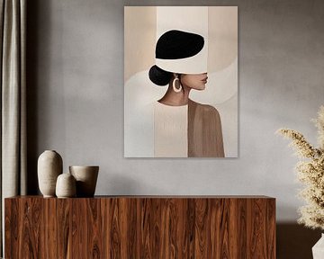 Colour Palette beige - female portrait by Studio Palette