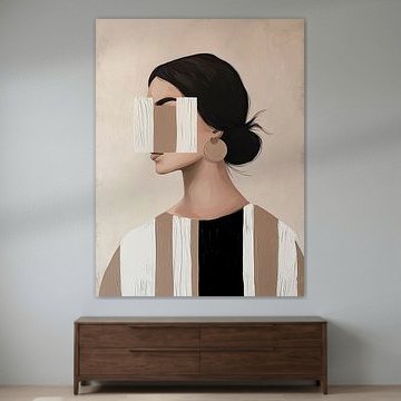 Palette de couleurs beige - portrait de femme 2 sur Studio Palette