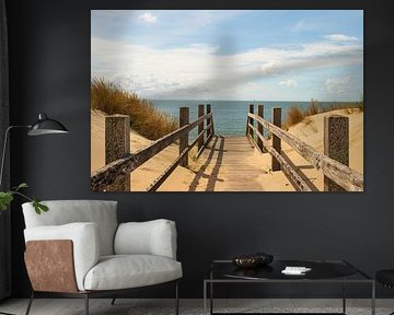 Naar het strand van Bert van Wijk