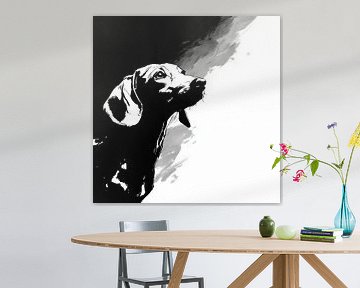 Teckelse Horizon van Harig Zilver van Karina Brouwer