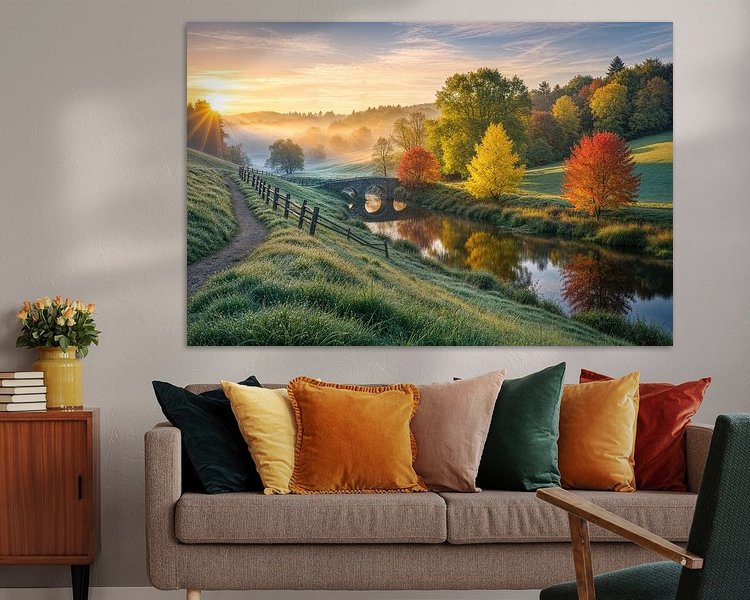 Example of the artwork in a room