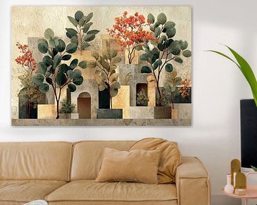 Feuilles et fleurs