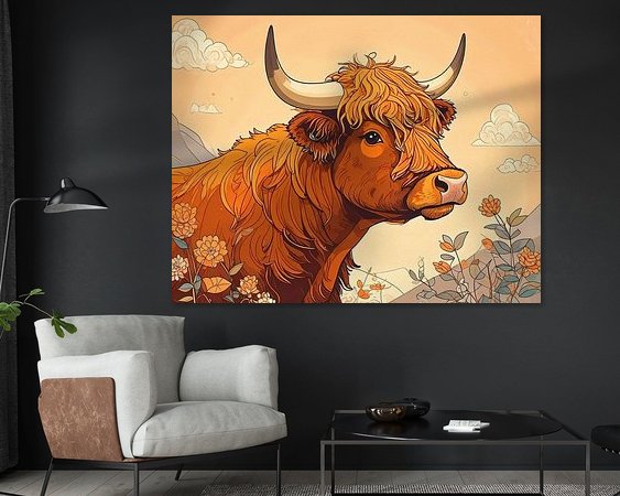Example of the artwork in a room
