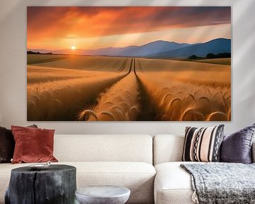 Golden horizon by Jean Pierre
