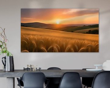 Sunset willow by Jean Pierre