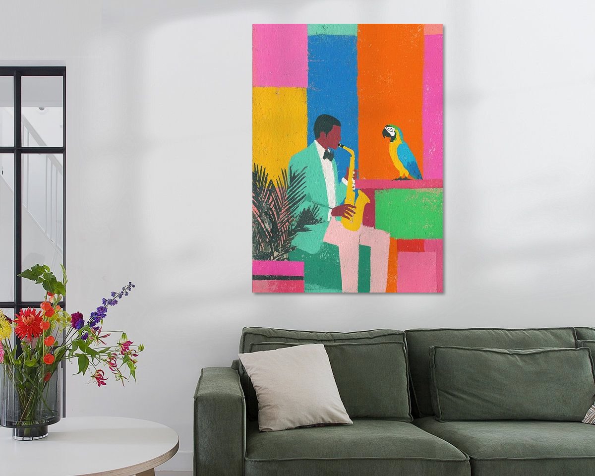 Example of the artwork in a room