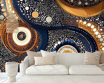 Mozaïek in aardetinten