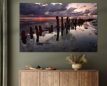 Wattenmeer, Niederlande von Peter Bolman