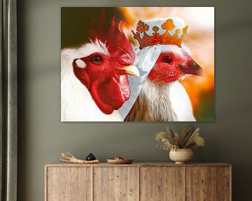 Happy Chicken van mimone art
