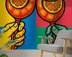 Example of the artwork in a room