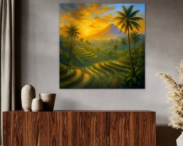 Bali, Indonesia painting. by Johannes