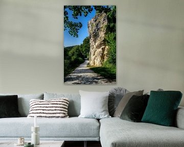 Cycle path in the idyllic Altühltal valley by ManfredFotos