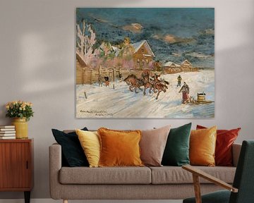 Konstantin Alexejewitsch Korowin - Winterlandschaft
