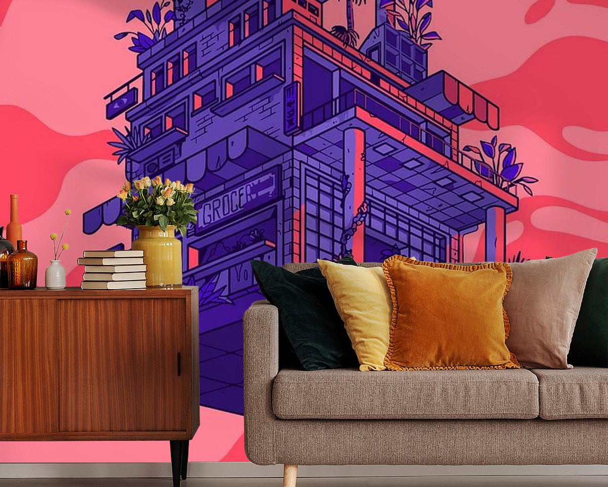 Example of the artwork in a room