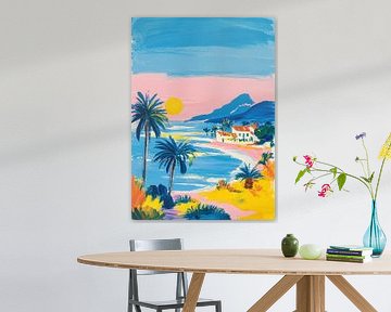Malibu kustverf Vintage van Niklas Maximilian