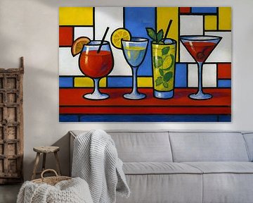 Cocktails painting.