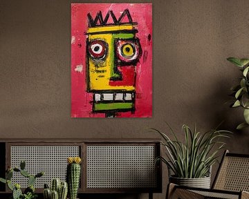 Abstraktes Gesicht